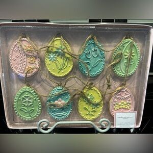 Cupcakes & Cashmere Pastel Egg Garland - Pink, Green, Yellow